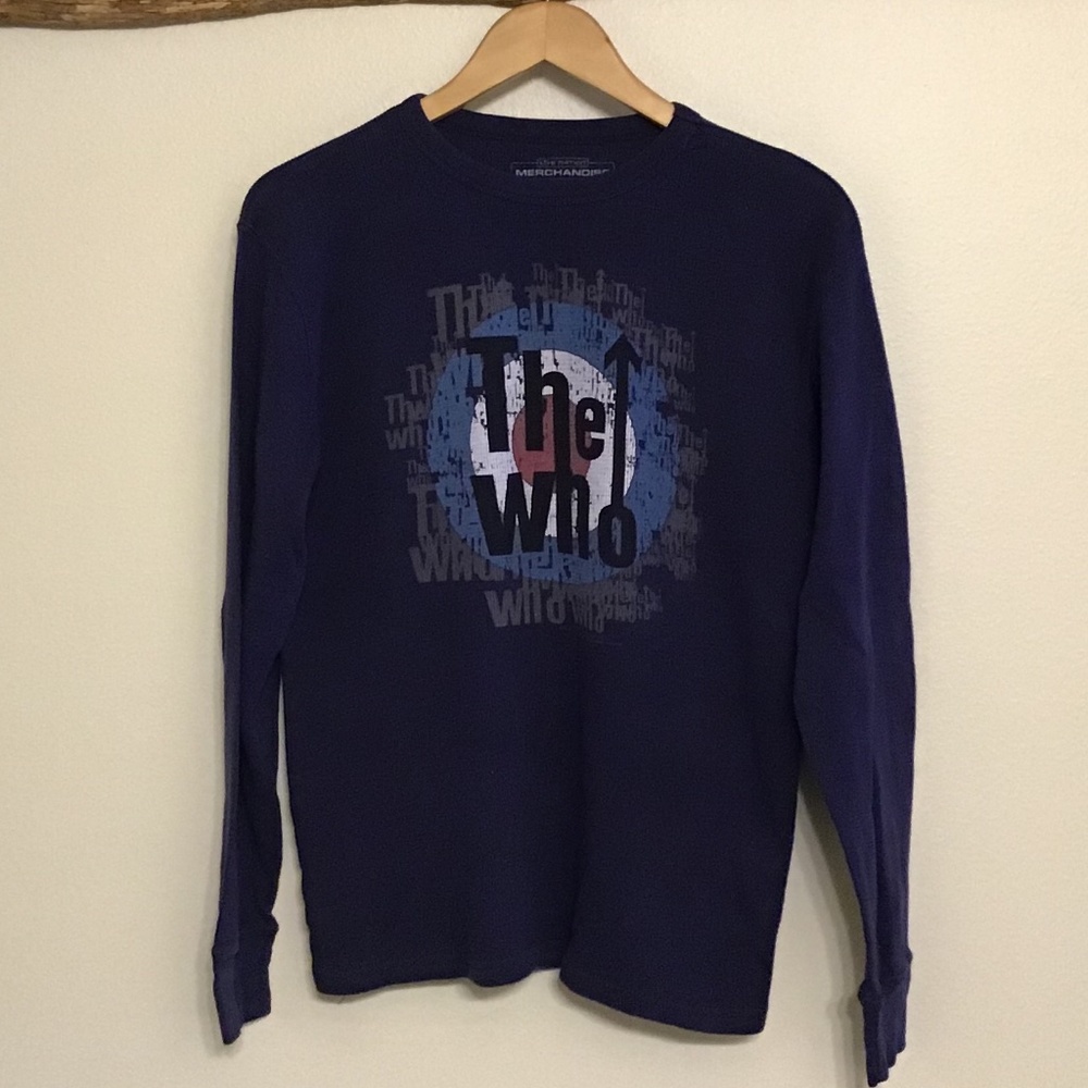 The Who Size L Thermal Waffle Knit Long Sleeve